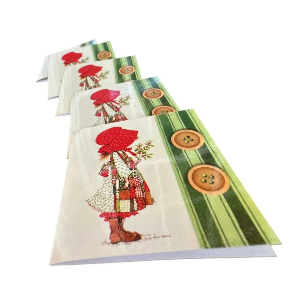 Vintage Holly Hobbie Gift Tags Set of 5 Design Portfolio AGC Inc New Rare READ